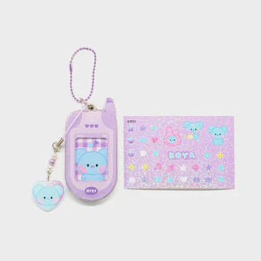 RETRO PHONE KEYRING MININI BT21