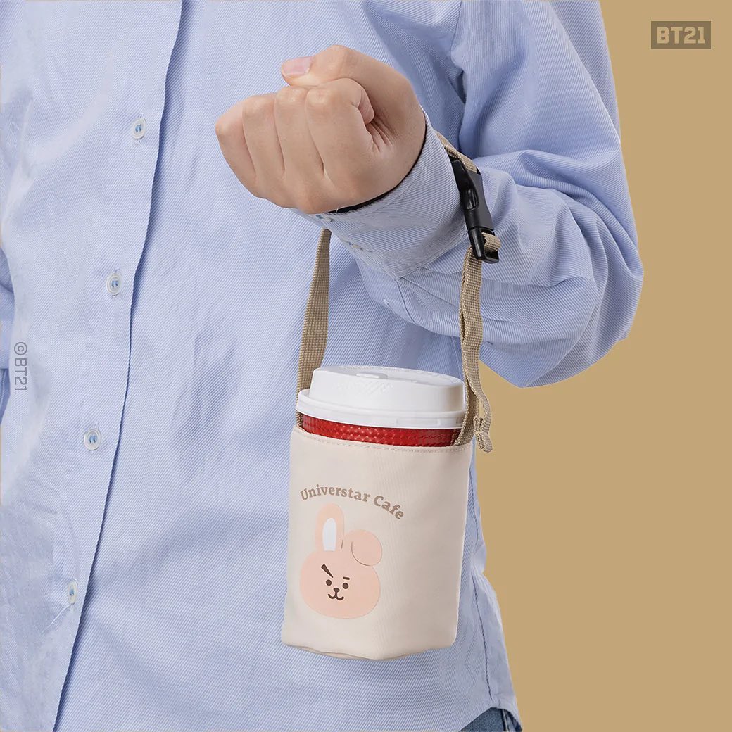 TUMBLER BAG LATTE BT21