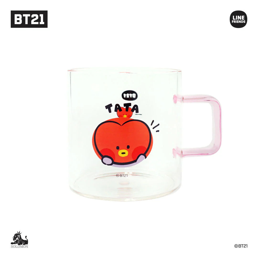 GLASS CUP MININI TAZA BT21