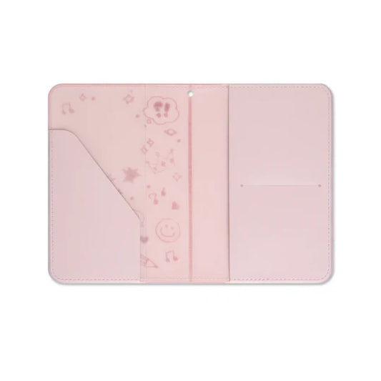 PASSPORT CASE LEATHER PATCH MININI BT21