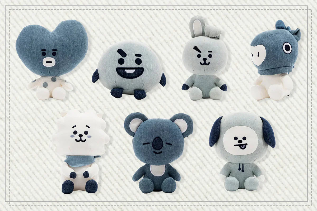 DENIM MASCOT KEYCHAIN BT21