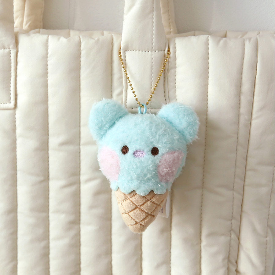 ICE CREAM PLUSH KEYRING MININI BT21