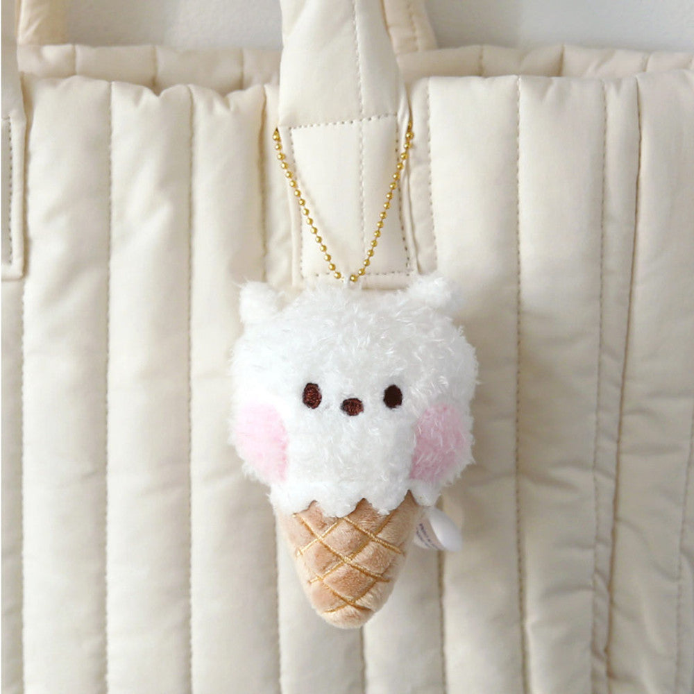 ICE CREAM PLUSH KEYRING MININI BT21
