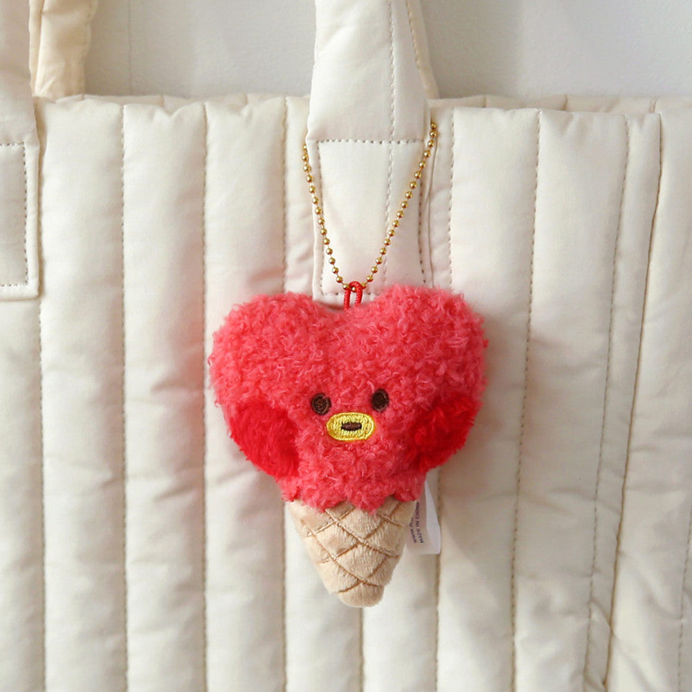 ICE CREAM PLUSH KEYRING MININI BT21