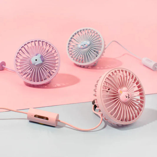BABY PORTABLE LED USB FAN BT21