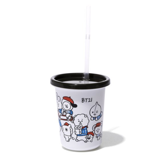 MARCHE CUP WITH STRAW SET BT21