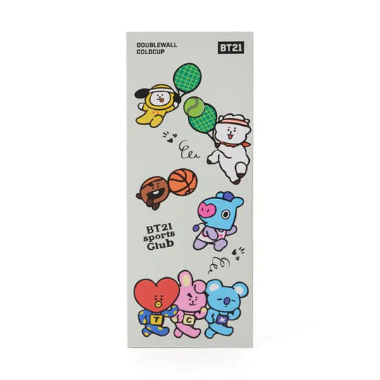 SPORTS CLUB COLD TUMBLER WITH STRAW BT21