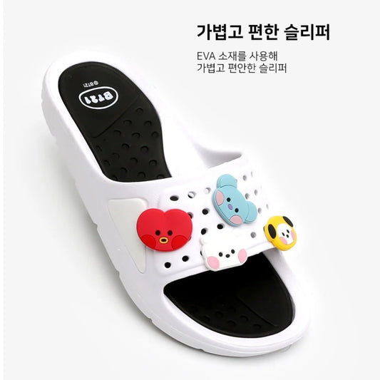 SLIPPERS TOGETHER CUSHION MININI BT21