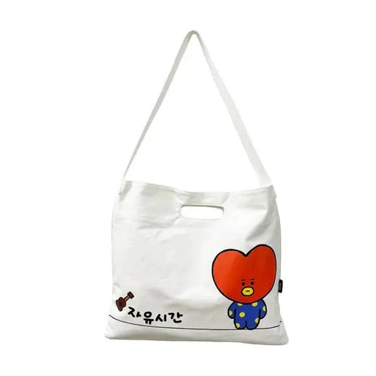 FREE TIME CANVAS SHOPPER BAG L BT21