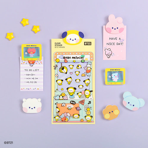 ACRYLIC MAGNET CLIP SET MININI BT21