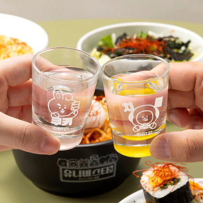 [UNIVERSTAR] KOREAN SOJU GLASS BT21