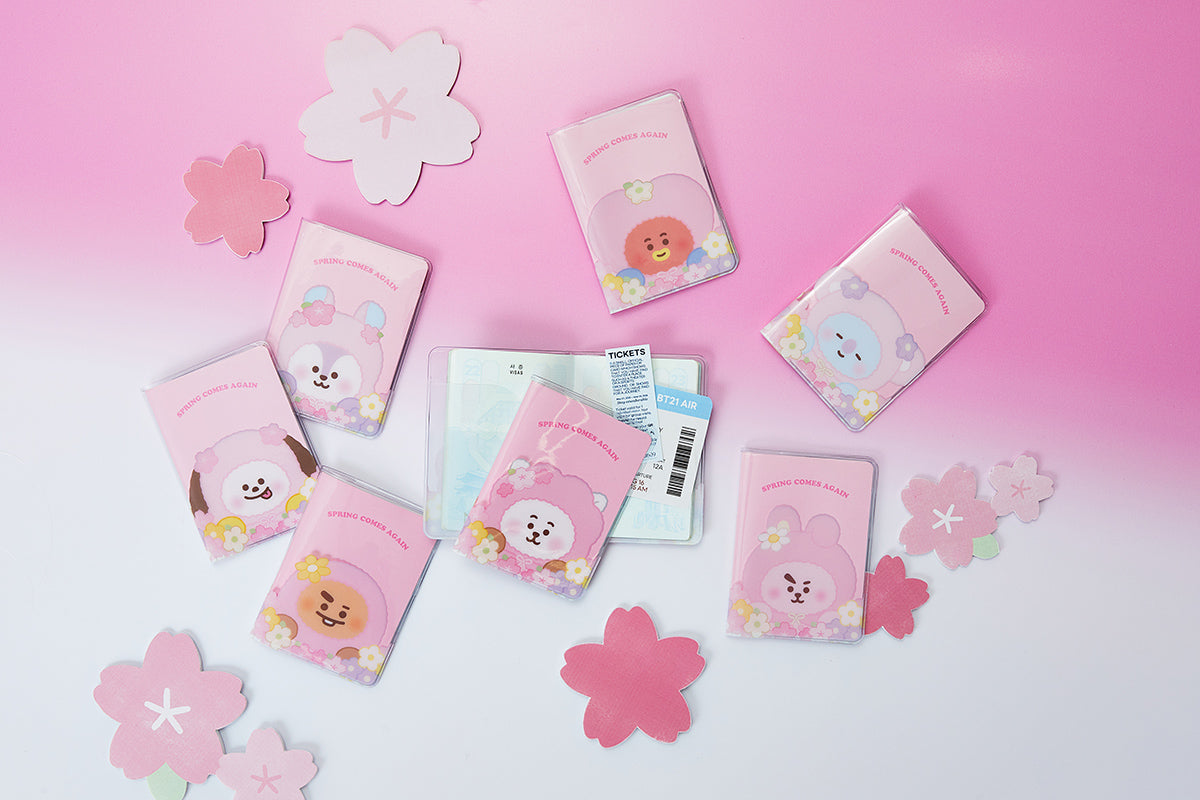 [SPRING DAYS] PASSPORT CASE BT21