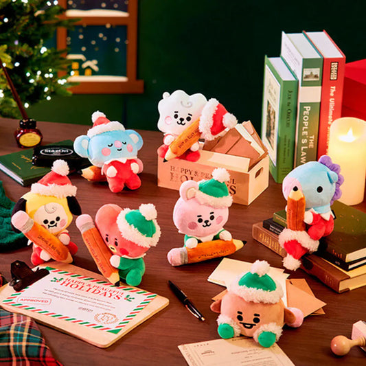 BABY MINI HOLIDAY STANDING DOLL BT21