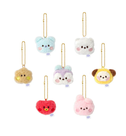 FACE PLUSH KEYRING MININI BT21