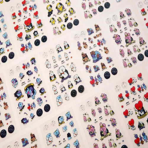STICKER EPOXY ZODIAC BT21