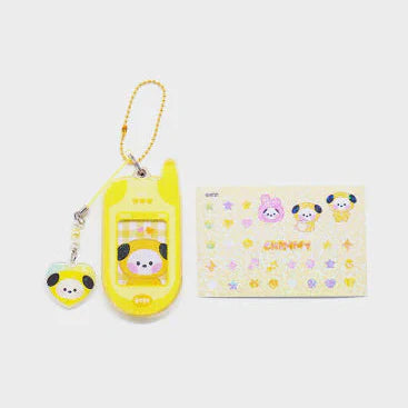RETRO PHONE KEYRING MININI BT21