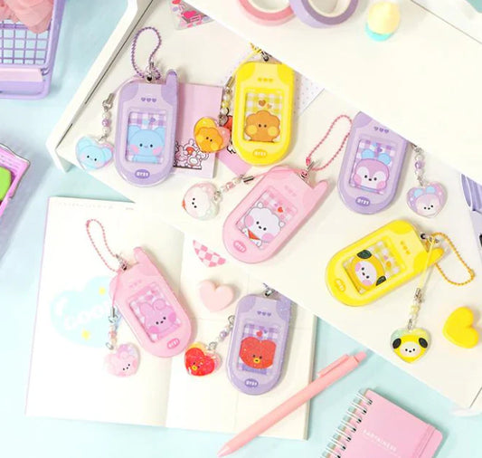 RETRO PHONE KEYRING MININI BT21