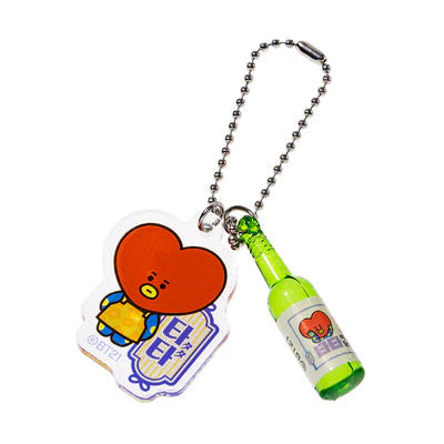 [UNIVERSTAR] KOREAN SOJU ACRYLIC KEYRING BT21