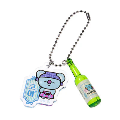 [UNIVERSTAR] KOREAN SOJU ACRYLIC KEYRING BT21