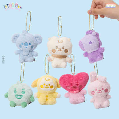 [5TH ANNIVERSARY] RAINBOW KEYRING BT21