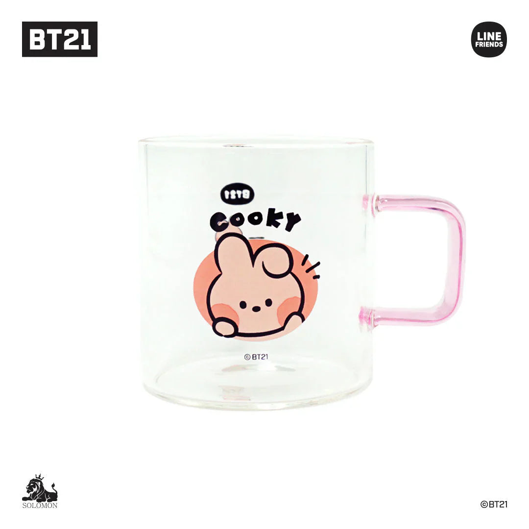 GLASS CUP MININI TAZA BT21