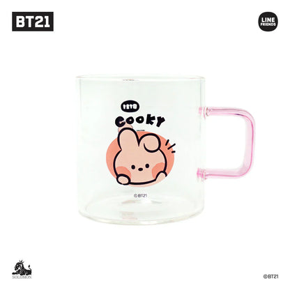 GLASS CUP MININI TAZA BT21