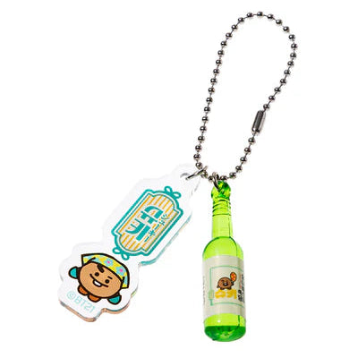 [UNIVERSTAR] KOREAN SOJU ACRYLIC KEYRING BT21