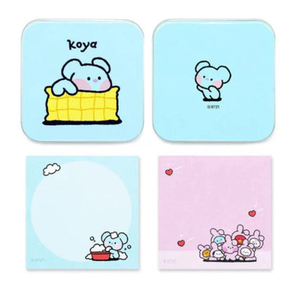 TIN CASE MEMO PAD MININI BT21