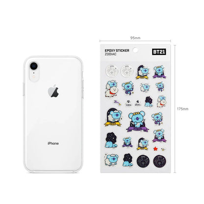 STICKER EPOXY ZODIAC BT21