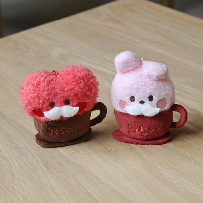 LATTE PLUSH KEYRING BT21