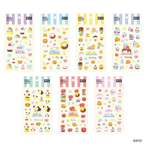 [SWEETIE] STICKER CLEAR BT21