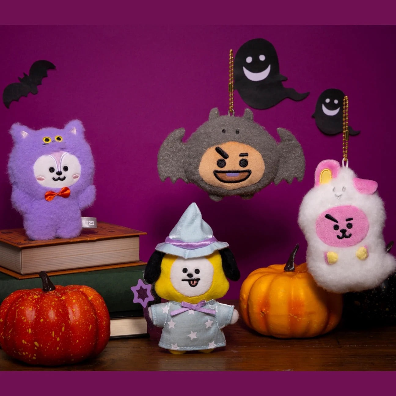 HALLOWEEN MASCOT KEYRING BT21