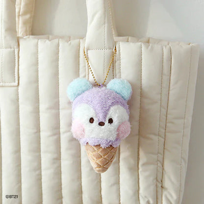 ICE CREAM PLUSH KEYRING MININI BT21