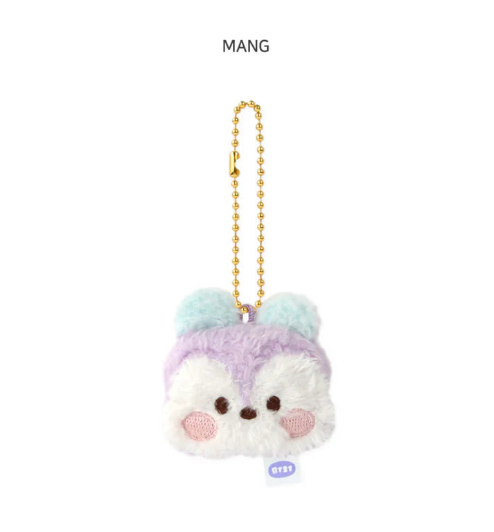 FACE PLUSH KEYRING MININI BT21