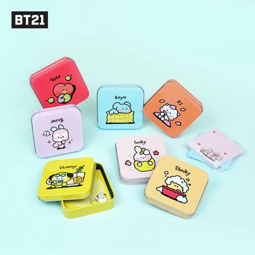 TIN CASE MEMO PAD MININI BT21