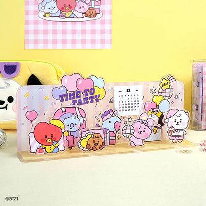 ACRYLIC STAND CALENDAR PARTY BT21