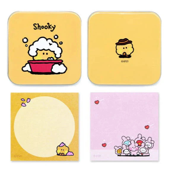 TIN CASE MEMO PAD MININI BT21