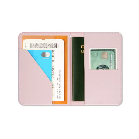 PASSPORT CASE LEATHER PATCH MININI BT21