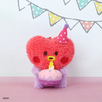 HAPPY TIME PLUSH KEYRING BT21