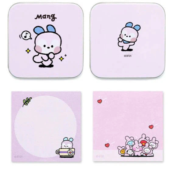 TIN CASE MEMO PAD MININI BT21