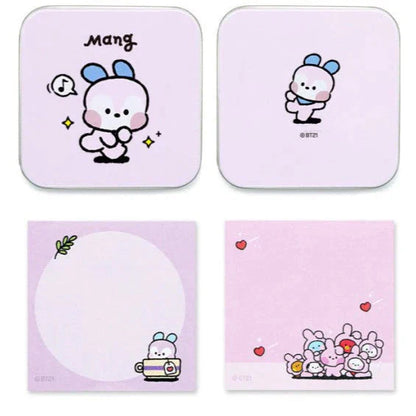 TIN CASE MEMO PAD MININI BT21