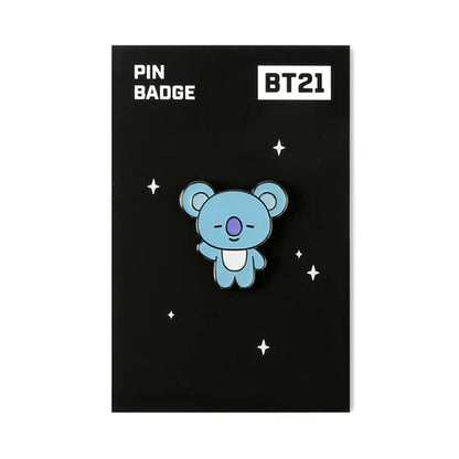 PIN BADGE NEGRO BT21