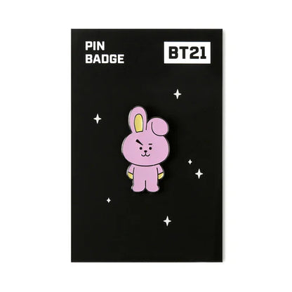PIN BADGE NEGRO BT21