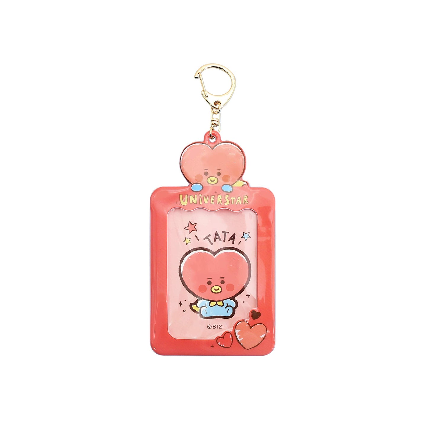 [UNIVERSTAR] PHOTO CARD KEY HOLDER BT21