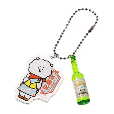 [UNIVERSTAR] KOREAN SOJU ACRYLIC KEYRING BT21