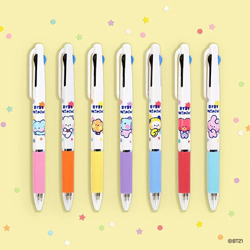 3 COLOR BALL PEN MININI BT21
