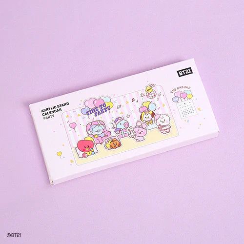 ACRYLIC STAND CALENDAR PARTY BT21
