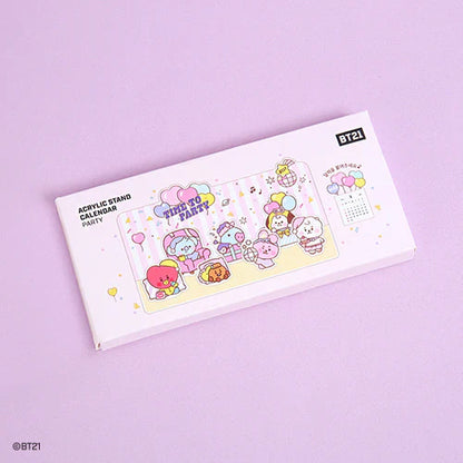 ACRYLIC STAND CALENDAR PARTY BT21