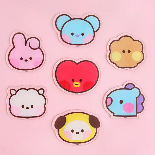 ACRYLIC COASTER MININI FACE BT21