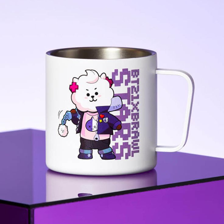 BT21 X BRAWL STAINLESS MUG